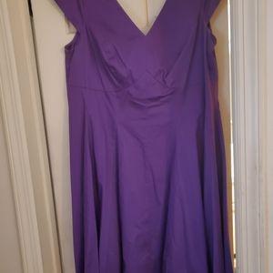Calvin Klein purple dress
